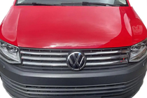 Volkswagen T6 2015-2024 рр. Накладки на решітку Хром 2015-2019 (4 шт, нерж) фото 4