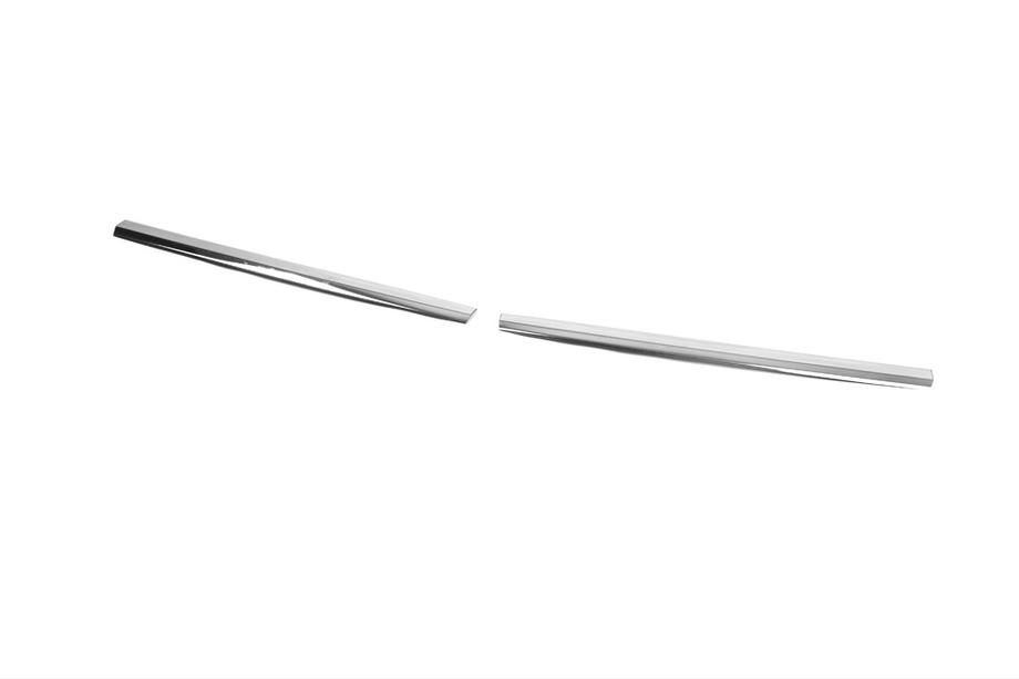 Volkswagen T6 2015-2024 рр. Накладки на решітку верхня 2015-2019 (2 шт, нерж) Фото 4