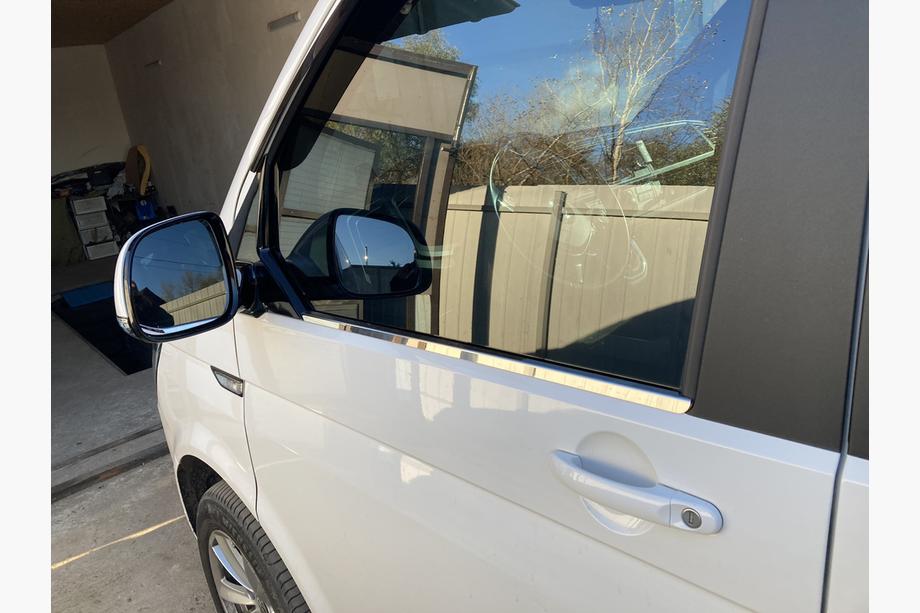 Volkswagen T6 2015-2024 рр. Окантовка вікон (2 шт., нерж) Image