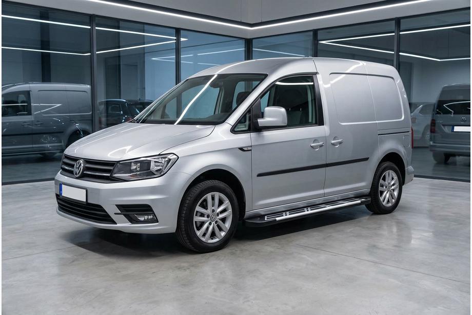 Volkswagen Caddy 2015-2020 рр. Бокові пороги Sunrise (2 шт., алюміній) Image