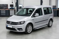 Volkswagen Caddy 2015-2020 рр. Бокові пороги Line (2 шт., алюміній) фото 1