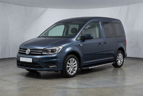 Volkswagen Caddy 2015-2020 рр. Бокові пороги Duru (2 шт., алюміній) фото 1
