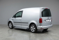 Volkswagen Caddy 2015-2020 рр. Бокові пороги Rainbow (2 шт., алюміній) фото 1
