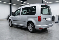 Volkswagen Caddy 2015-2020 рр. Бокові пороги Tayga Black (2 шт., алюміній) фото 1