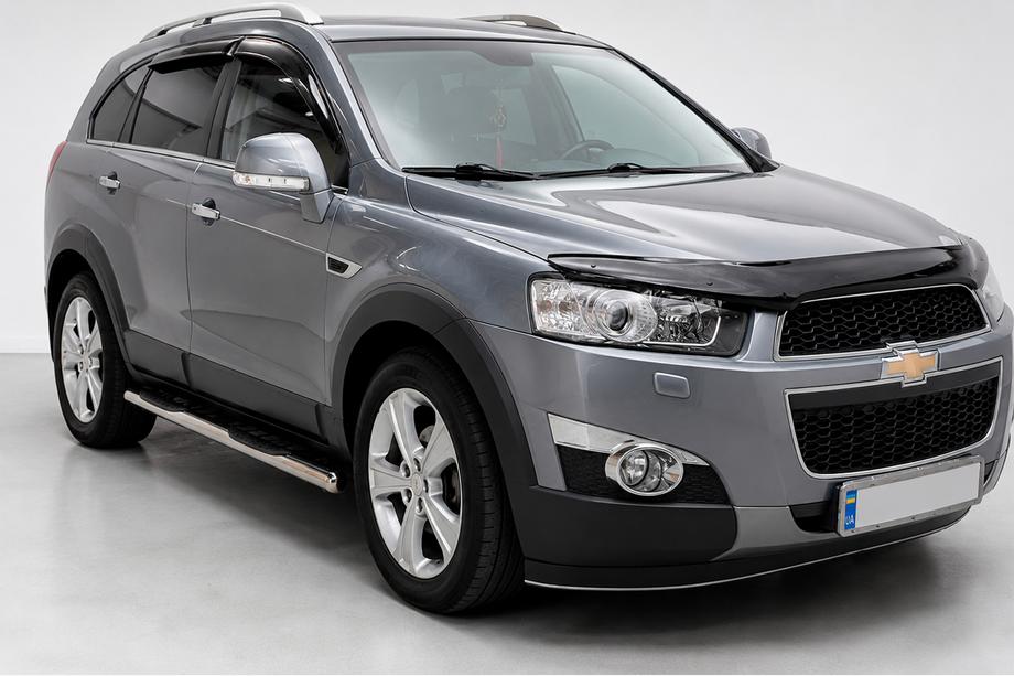 Chevrolet Captiva 2006-2019 рр. Бічні труби (2 шт., нерж) Ø70 Image