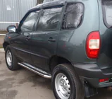 Chevrolet Niva 1998-2020 рр. Бокові пороги Premium (2 шт., нерж) фото 3