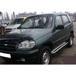 Бокові пороги Premium (2 шт., нерж) фото 2