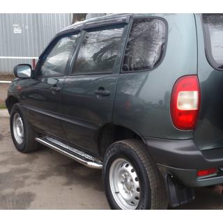 Бокові пороги Premium (2 шт., нерж) фото 3