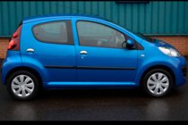 Citroen C-1 2005-2014 рр. Накладки на ручки (нерж) 2 штуки, Carmos - Турецька сталь фото 1