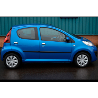 Накладки на ручки (нерж) Citroen C-1 2005-2014 рр. фото 1