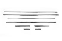 Citroen C-4 2004-2010 рр. Зовнішня окантовка вікон (нерж.) фото 2