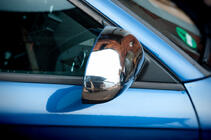 Audi A4 B7 2004-2008 рр. Накладки на дзеркала (2 шт., Нерж.) фото 3