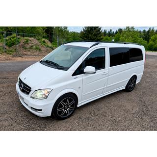 Рейлінги чорні CAN Оригінальний дизайн (метал. ніжки) Mercedes Vito W639 2004-2014 рр. фото 2