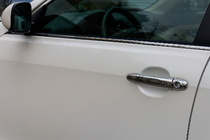 Toyota Camry 2006-2011 рр. Накладки на ручки (4 шт, нерж) фото 1