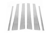 Mercedes ML W163 1997-2005 рр. Молдинги дверних стійок (6 шт, нерж.) фото 2