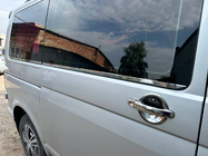 Volkswagen T5 Transporter 2003-2010 рр. Накладки на ручки (нержавійка) фото 13