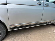 Volkswagen T5 Multivan 2003-2010 рр. Накладки на ручки (нержавійка) фото 16