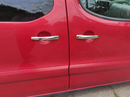 Citroen C-4 2004-2010 рр. Накладки на ручки (4 шт., нерж.) фото 5