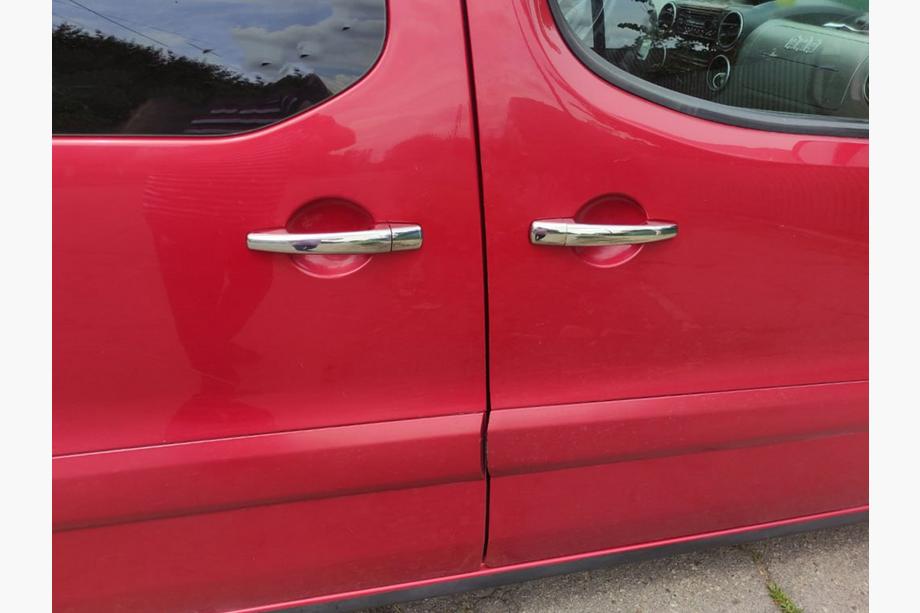 Citroen C-4 Picasso 2006-2013 рр. Накладки на ручки (нерж) Carmos - Турецька сталь Фото 8