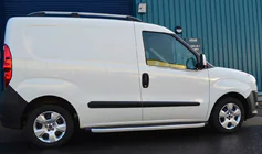 Opel Combo 2012-2018 рр. Окантовка стекол (нерж.) фото 5