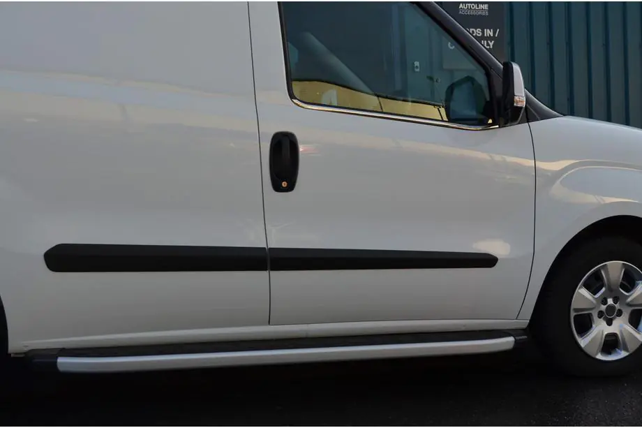 Opel Combo 2012-2018 рр. Окантовка стекол (нерж.) Image