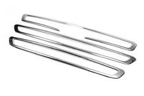 Накладки на решітку (2014-2018, 3 шт, нерж) фото 6