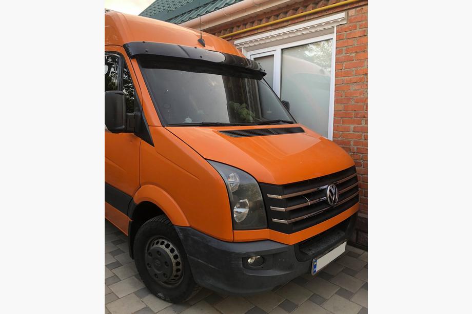 Volkswagen Crafter 2006-2016 рр. Накладки на решітку 2011-2017 OmsaLine - Італійська нержавійка Фото 3