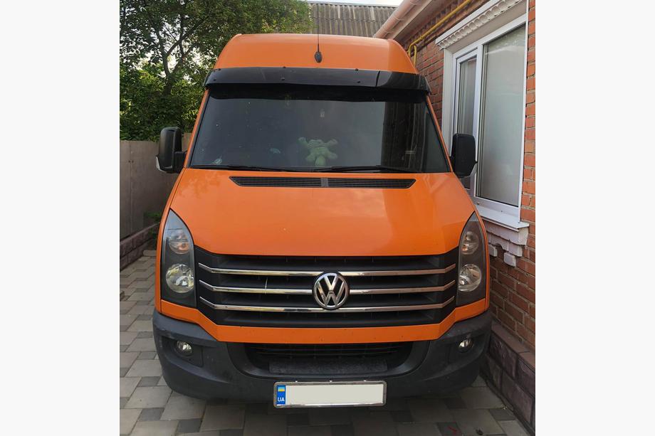 Volkswagen Crafter 2006-2016 рр. Накладки на решітку 2011-2017 OmsaLine - Італійська нержавійка Фото 2