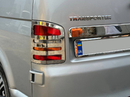 Volkswagen T5 Multivan 2003-2010 рр. Накладка над номером для розпашних дверей (нерж) OmsaLine - Італійська нержавійка фото 7