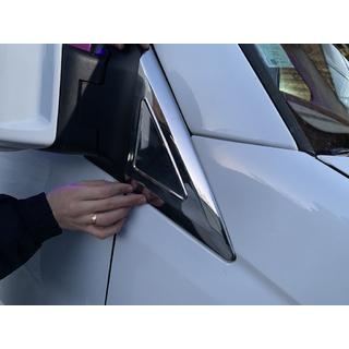 Накладка біля дзеркал (2 шт., нерж) фото 3