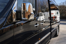 Mercedes Sprinter W906 2006-2018 рр. Накладки на дзеркала (2 шт) Carmos, Турецька сталь фото 1