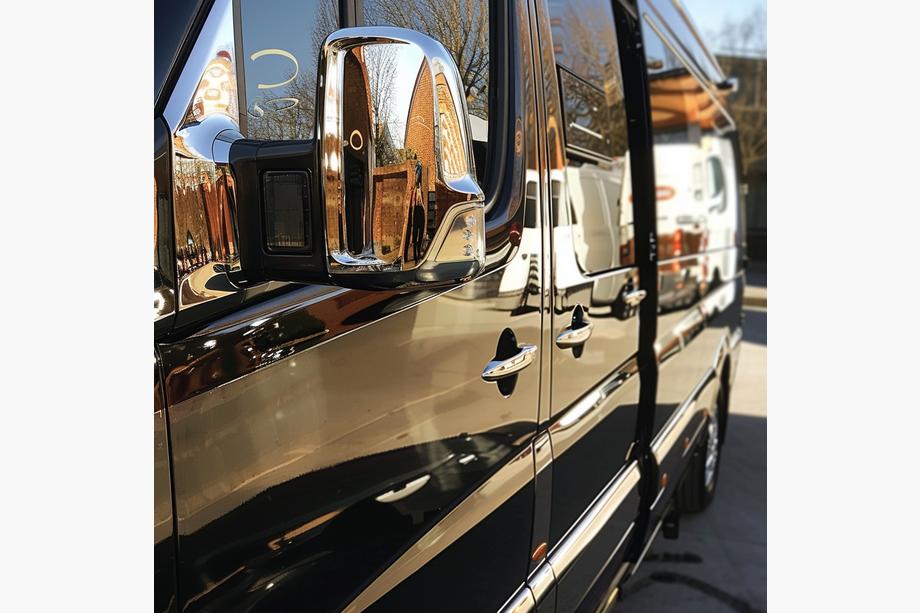 Volkswagen Crafter 2006-2016 рр. Накладки на дзеркала (2 шт) Image