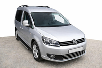 Volkswagen Caddy 2004-2010 рр. Накладки на дзеркала хром (2 шт) фото 1