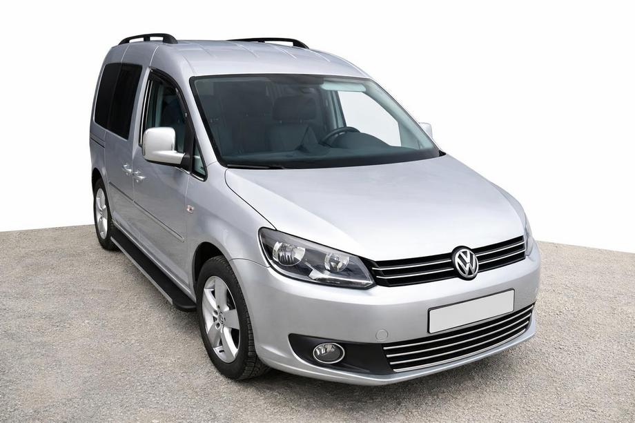 Volkswagen Caddy 2004-2010 рр. Накладки на дзеркала хром (2 шт) Image