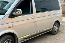 Volkswagen T5 Transporter 2003-2010 рр. Накладки на дзеркала (2 шт) фото 3