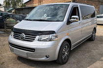 Volkswagen T5 Multivan 2003-2010 рр. Накладки на дзеркала (2 шт) Carmos - Полірована нержавіюча сталь фото 1
