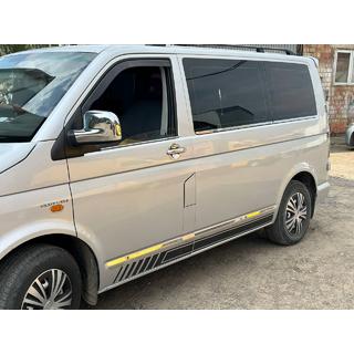Накладки на дзеркала (2 шт) Volkswagen T5 Multivan 2003-2010 рр. фото 3