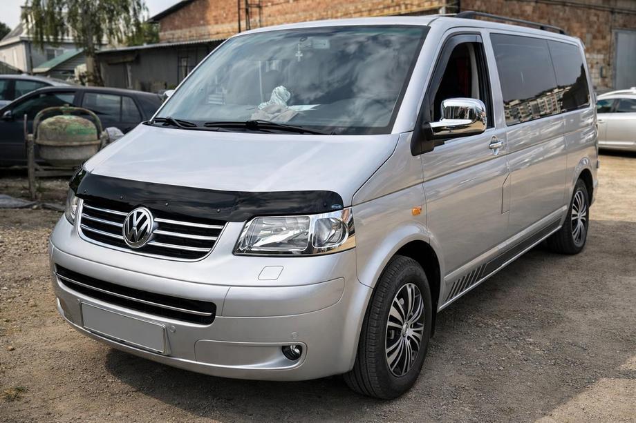 Volkswagen T5 Caravelle 2004-2010 рр. Накладки на дзеркала (2 шт) Image