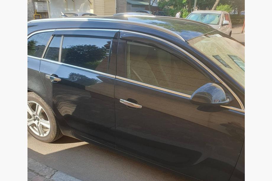 Opel Insignia 2008-2017 рр. Накладки на ручки (4 шт) OmsaLine - Італійська нержавійка Image