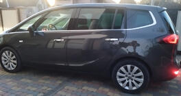 Opel Zafira B 2005-2011 рр. Накладки на ручки (4 шт) Carmos - Турецька сталь фото 1