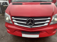 Mercedes Sprinter W906 2006-2018 рр. Накладки на решітку (2013↗, нерж.) OmsaLine - Італійська нержавійка фото 7