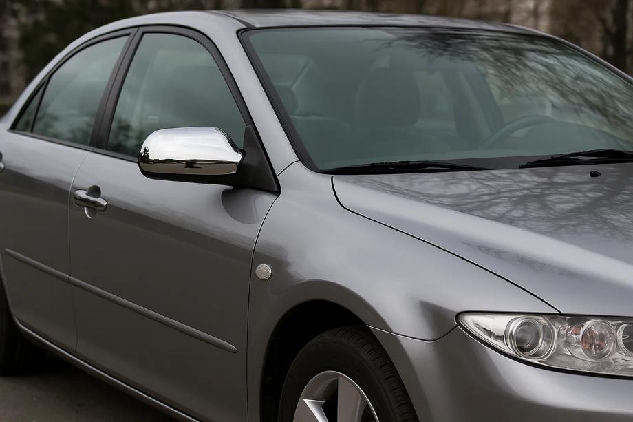 Mazda 6 2003-2008 рр. Накладка на дзеркала (2 шт) Image