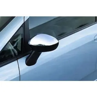 Накладки на дзеркала (2 шт., нерж.) Fiat Punto Grande/EVO 2006-2018 рр. фото 1
