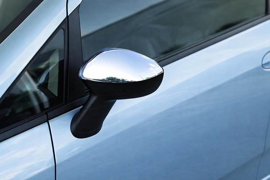 Fiat Punto Grande/EVO 2006-2018 рр. Накладки на дзеркала (2 шт., нерж.) Carmos - Турецька сталь Фото 1