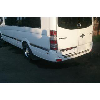 Молдинги на двері (нерж.) Mercedes Sprinter W906 2006-2018 рр. фото 4
