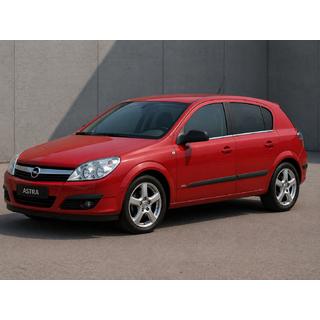 Зовнішня окантовка стекол (нерж) Opel Astra H 2004-2013 рр. фото 1