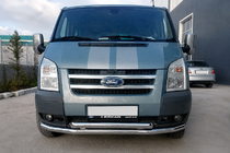 Ford Transit 2000-2014 рр. Передній вус ST014 (2006-2014, нерж.) фото 1