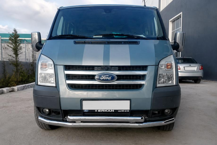 Ford Transit 2000-2014 рр. Передній вус ST014 (2006-2014, нерж.) Image