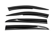 Renault Megane II 2004-2009 рр. Вітровики SD (4 шт, Perflex Sport) фото 5