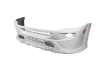 Накладка на передній бампер 2012↗ (Sport-3, під фарбування) фото 1